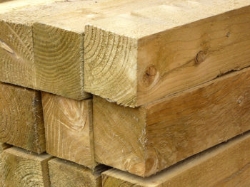 Green Treated Softwood Post 100mm x 100mm x 3m